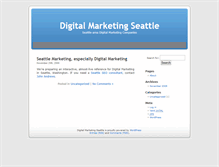 Tablet Screenshot of digitalmarketingseattle.com